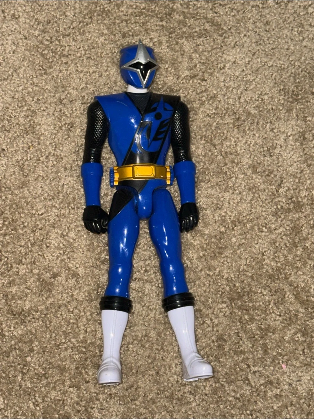 Power Rangers Ninja Steel Blue Ranger 12” Action Figure Bandai 2017